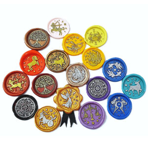 Single Zodiac Wax Seals - Enkele Sterreteken-Wasseëls